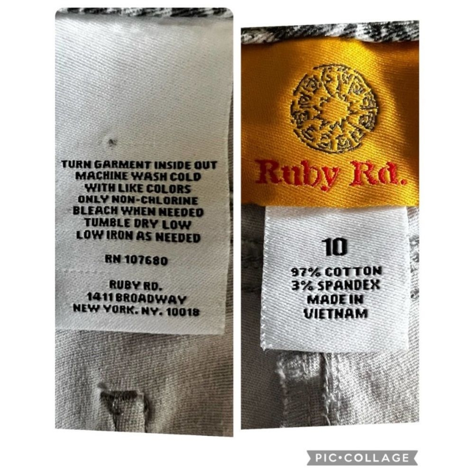 Ruby RD Gray Sparkle Snake Skin Pants  Size 10; t… - image 6