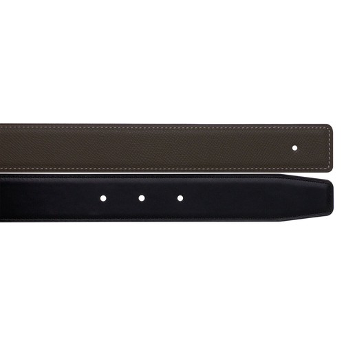 H Full Grain Cow Leather Belts Replacement Belt Strap without Buckle 32mm Wide - Picture 48 of 98
