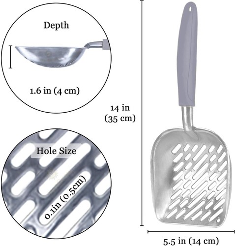 Katzentoilette Katzenbox Edelstahl Metall hochwertig pflegeleicht stark - Bild 7 von 12
