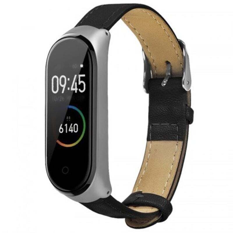 Replacement Strap Rubber Card Belt For Xiaomi Mi Band 4 Silver rubber,silver Wat