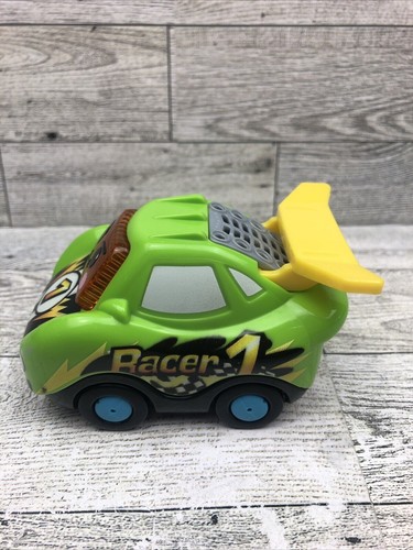 VTech Go Go Smart Wheels Racer 1 Green Yellow Race Car Tested - Picture 3 of 7