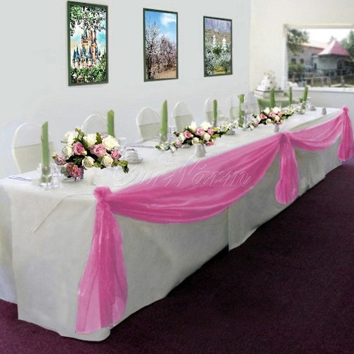 VALANCE SWAG FOR TABLE CHAIR WALL CHURCH DECOR POLE FABRIC SIZE 1 YARD X 6 YARD - Picture 39 of 63