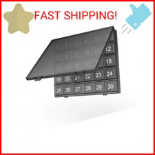 Monthly Pill Organizer Once a Day - 30 Day Pill Organizer Box - Squeeze to Open