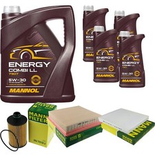 Inspektionspaket Filter Set 5W30 Motoröl für Jeep Grand Cherokee IV WK WK2