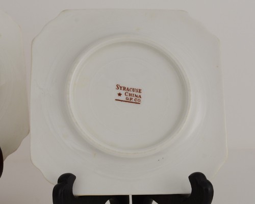 Vintage Syracuse China Porcelain American History Mini Plates/Coasters - Picture 9 of 9