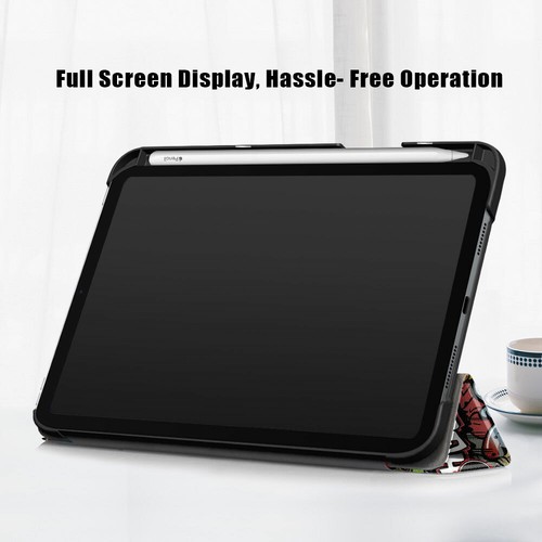 Para Apple iPad Mini Modelo Triple Soporte Cuero Inteligente Soporte Lápiz Estuche Cubierta - Imagen 99 de 133