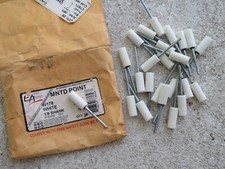 25 pcs EA Abrasives W178 White Mounted Points Wheels 1/8" Shank