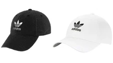 adidas Originals Men's Relaxed Trefoil Logo Cap Strap-back Baseball Hat