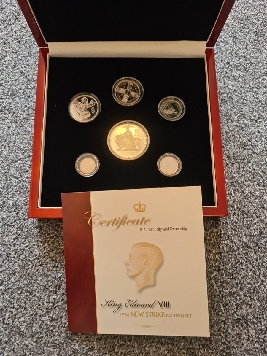 1936年 エドワード8世 New Strike Pattern Set King Edward V111 1936 NEW STRIKE pattern Coin Set | eBay UK