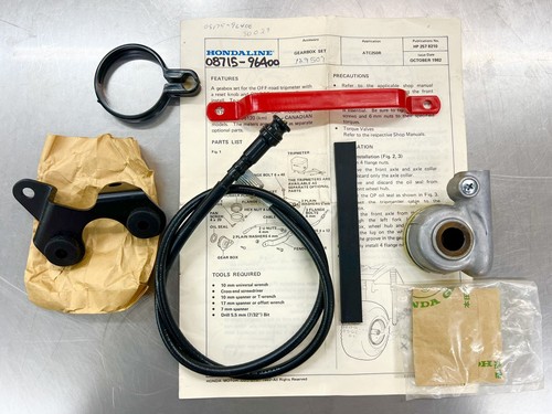 NOS Honda 1983-84 ATC 250r Speedometer Install And Drive Kit # 08175-96400 Oem J