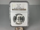 1961 D FRANKLIN SILVER HALF DOLLAR NGC MS65