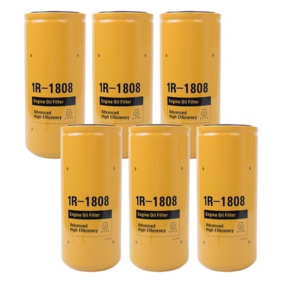 6PCS Engine Oil Filter 900651 19992610 1R-1808 For INTERNATIONAL 9200I TRUCK