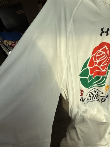 Under Armour Dri Fit Shirt 2016 Rose Bowl Stanford Vs Iowa XL EUC - Picture 5 of 9