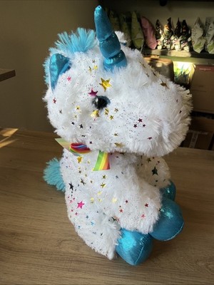 Plush Sparkle Starry Unicorn Stuffed Animal Plushie Girls Toy, 10 