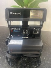 Polaroid One Step Close Up 600 Instant Camera With Flash And Strap