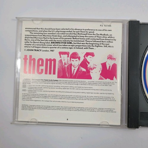 Them - Them Featuring Van Morrison 1987 London Records CD 810 165-2 BMG - Picture 5 of 6