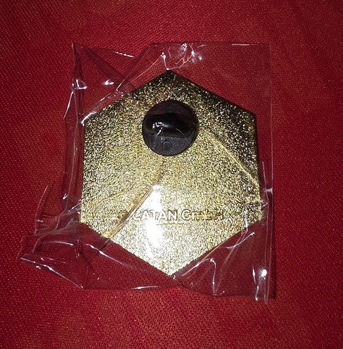 Settlers of CATAN Logo Collectible Enamel Pin Brand New - Picture 2 of 2