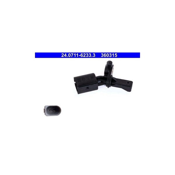 ATE Sensor, Raddrehzahl 24.0711-6233.3 FüR Seat Skoda Vag, Hinterachse Links-image