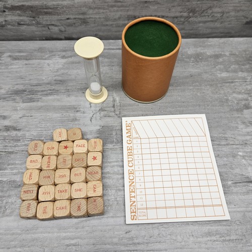 Scrabble Sentence Cube Game Replacement Parts Scorepad Timer Cubes Cup - Picture 1 of 7