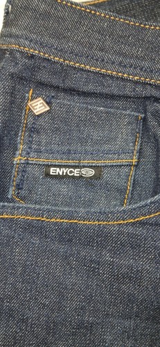 Enyce Denim Shorts Y2K 90’s Embroidered Baggy Hip Hop Skater Mens Size 36 - Picture 13 of 14