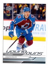 2024-25 Upper Deck Series 1 Young Guns Jason Polin RC #210 Colorado Avalanche