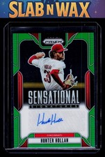 2025 Panini Prizm Hunter Hollan #SS-HH Reds Sensational Signatures Auto AU