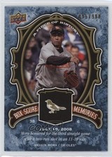 2009 Upper Deck A Piece of History Box Score Memories /999 Melvin Mora n1u