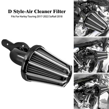 Cone Stage 1 Air Filter Gray Element For Harley 18-2024 Softail Fat Boy Breakout