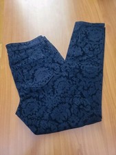 NWT Ann Taylor Loft Modern Fit Blue Paisley Printed Pants Women’s Sz 10