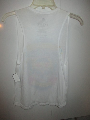NWT UNIVERSAL STUDIOS HALLOWEEN HORROR NIGHTS WHITE SLEEVELESS T-SHIRT SIZE S - Picture 4 of 4