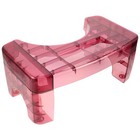  Step Stool: Portable Plastic Foot Rest Non-Slip Potty Stool Bathroom Toilet
