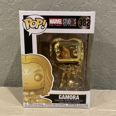 Funko Pop! Vinyl Marvel Gamora Gold Chrome #382 Guardians Galaxy Bobblehead