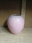 Vintage 1930 Roodwood, Pottery Matte Pink Vase.