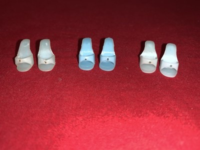 Vintage Lot 3 Pair 3 Shades Pale Blue Pom Pom Open Toe Heels Shoes No Pom Poms