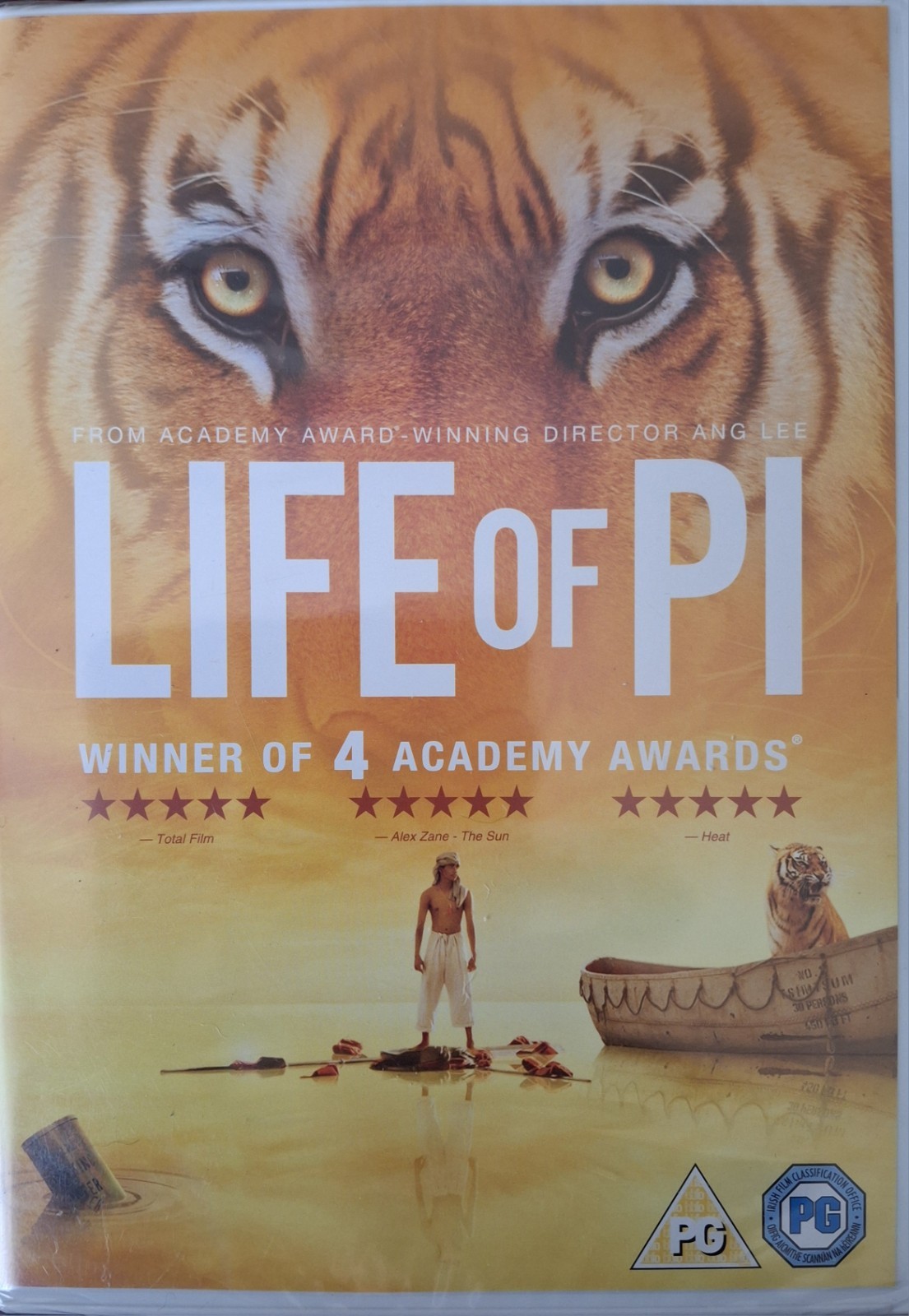 Life of Pi DVD Drama 2013 Gérard Depardieu Certificate PG Brand New Sealed