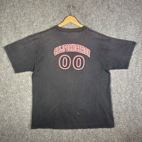 Vintage Red Hot Chili Peppers Shirt Mens XL Black 90s Californication 1999 Duck - Picture 6 of 7