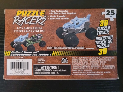Spin Master Monster Jam Puzzle Racers 3D Puzzle NEU versiegelt - Bild 2 von 3