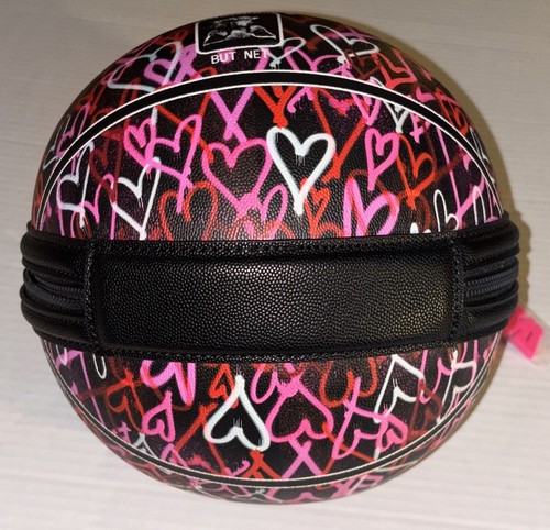 Betsey Johnson Betsey Black Heart Ball Bag Novelty Crossbody Bag Basketball - Picture 5 of 18