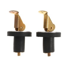 Boat Plug 1/2Inch Brass Boat Drain Plug Snap Handle Plug Deck Plug for Boat