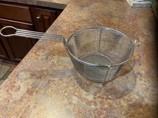 Commercial Steel Round Wire Fry Basket 9-Inch