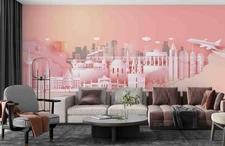 3D Paper Cutout Germany Architecture Wall Murals Wallpaper Murals Wall Sticker