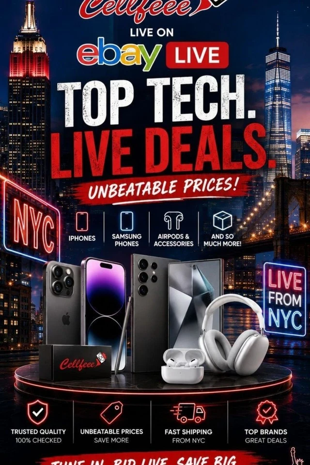 ⚡ APPLE • SAMSUNG • JBL LIVE AUCTION | Incredible Tech Deals You Can't Miss