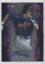 2014 Bowman Sterling Prospect Purple Refractor 37/50 Mike Papi Auto 0t3