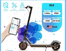 Electric Scooter - 350W Motor, 19MPH, 19-21 Miles Range, 8.5" Tires, 21Miles