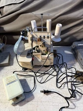 Baby Lock BL3-408 Beige Electric Serger Sewing Machine with Pedal