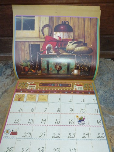 1981 The Americana Calendar Clean No Writing - Picture 5 of 7