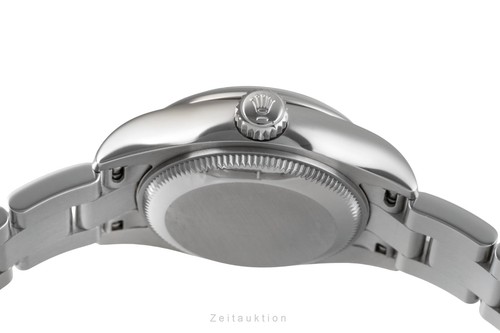 Rolex Oyster Perpetual Lady Automatik Edelstahl Damenuhr Ref. 176200 - Bild 10 von 13