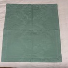 Green 100% Cotton Napkins Set of 10 Floral Botanical