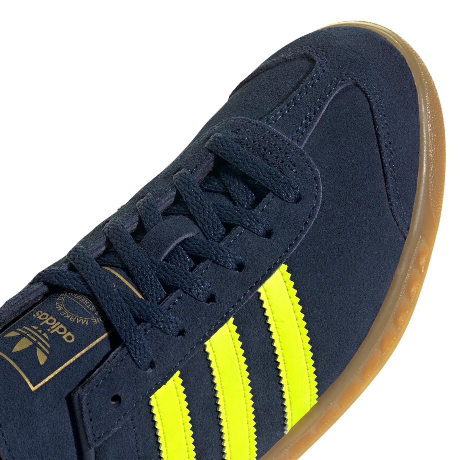adidas ORIGINALS WOMEN'S HAMBURG TRAINERS SHOES SNEAKERS NAVY RETRO NEW BNWT OG thumbnail 8