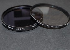 New ProMaster Multi Coated 72mm CPL# 7899 + 72mm UV #3551